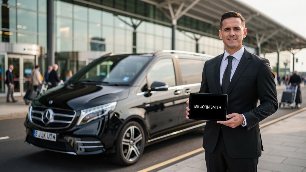 Passengers arriving at Heathrow for airport transfers in London.